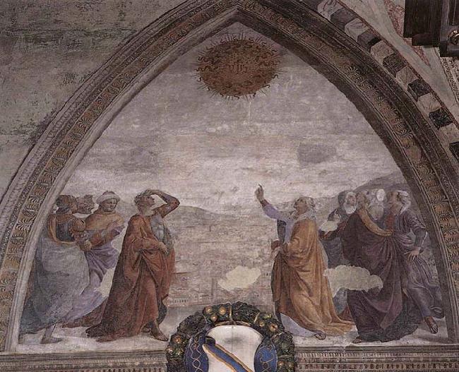GHIRLANDAIO, Domenico Meeting of Augustus and the Sibyl Spain oil painting art